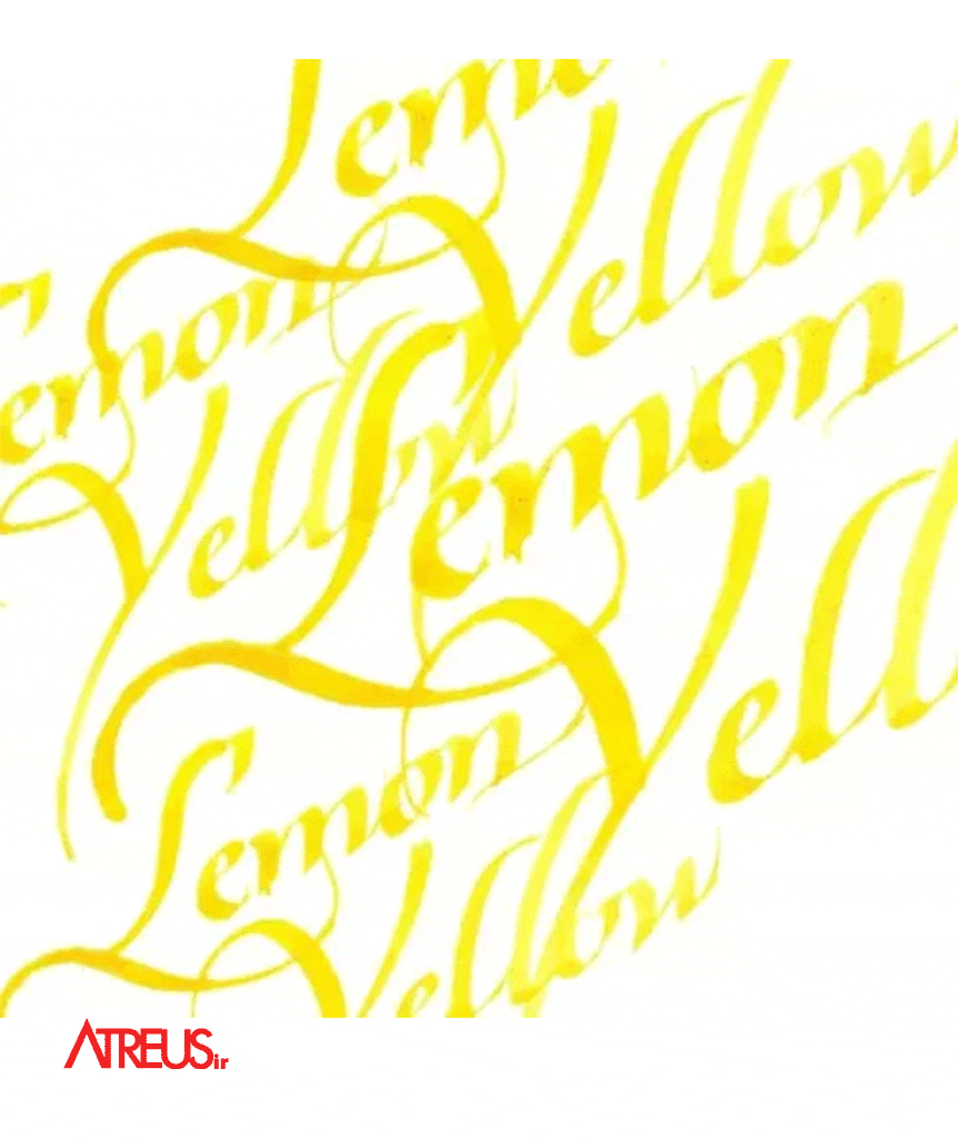 مرکب کالیگرافی وینزور WINSOR lemonyellow — تصویر ۴