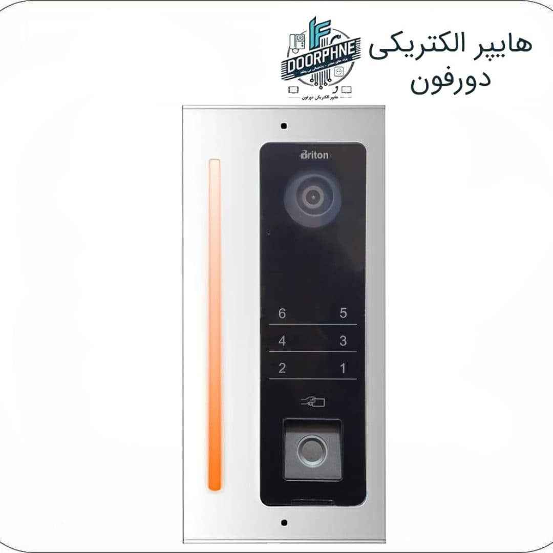 پنل لمسی آیفون تصویری برایتون شش واحدی اثرانگشت و کارتی BPT-5006-F (HD) — تصویر ۵