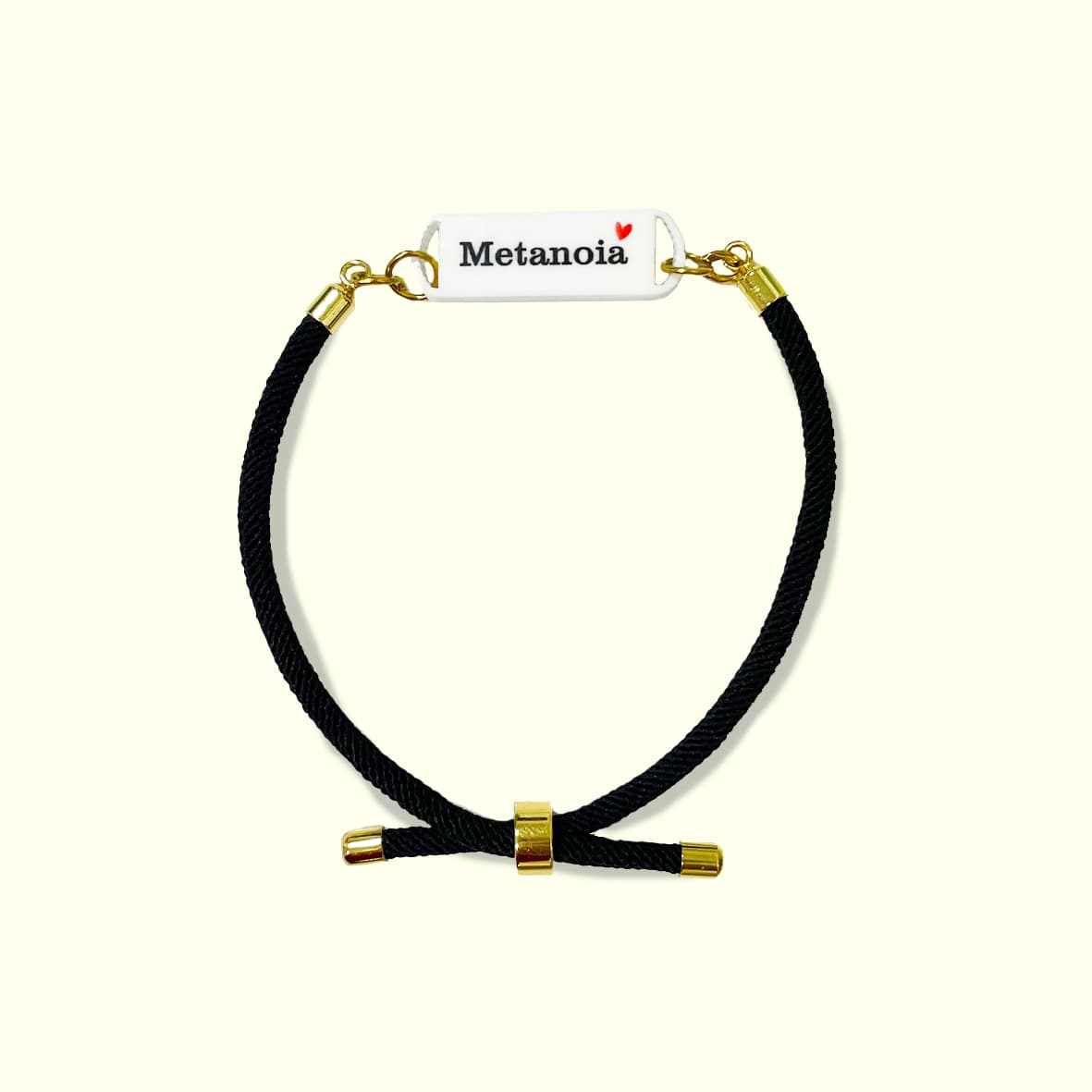 دستبند طرح کلمه Metanoia