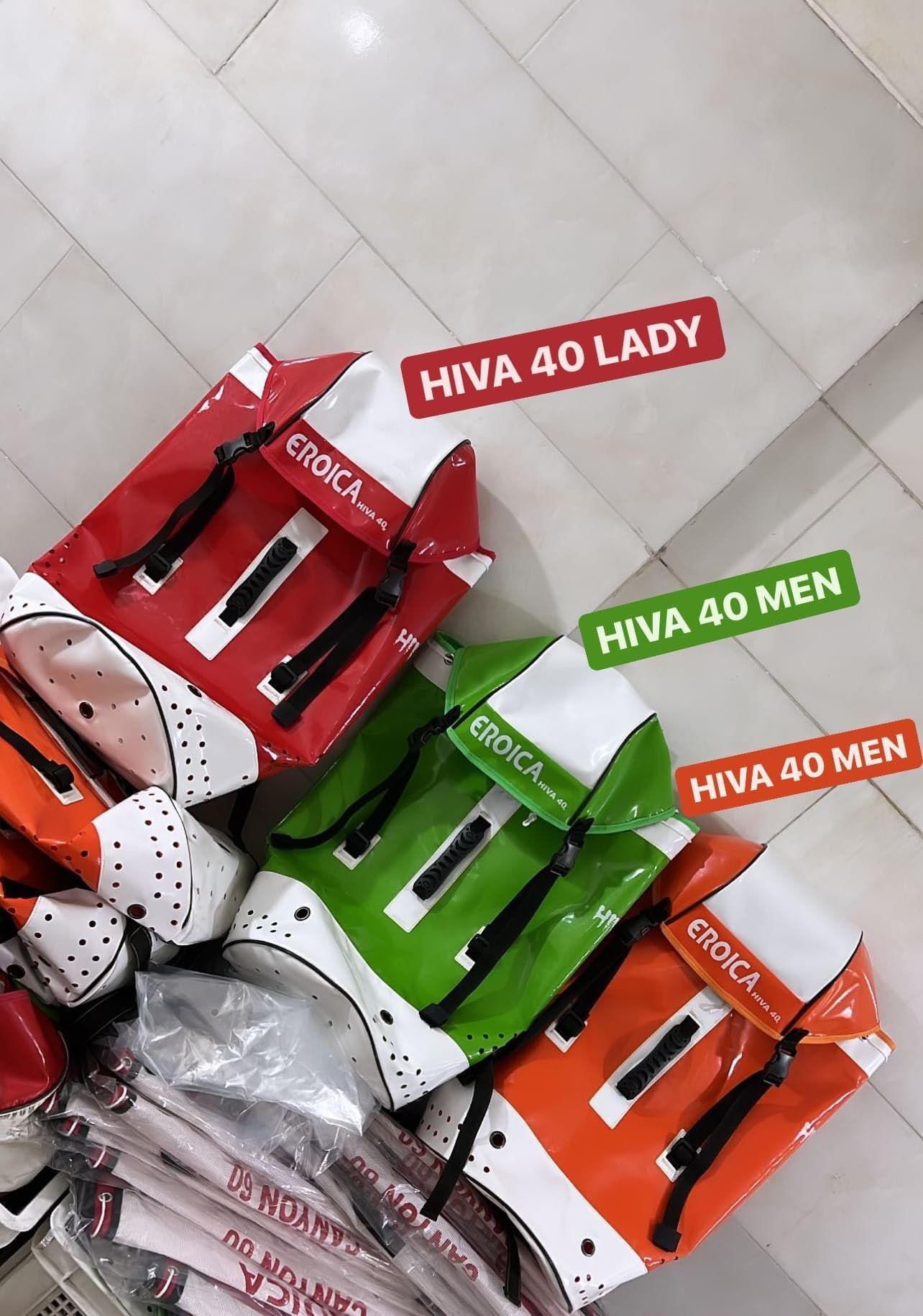 کوله پشتی دره نوردی هیوا اروئیکا Eroica Hiva 40 Men — تصویر ۳