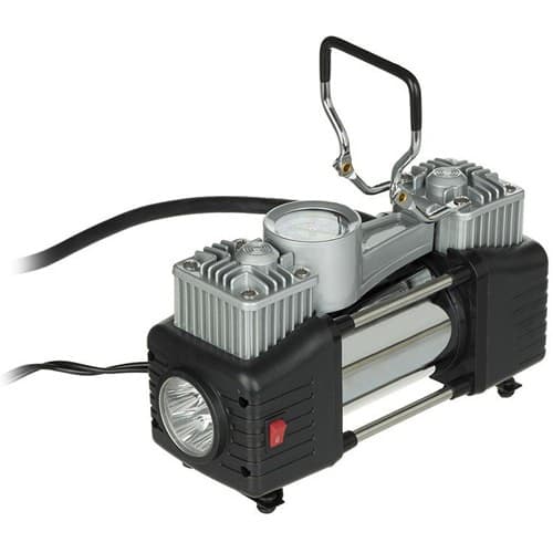 کمپرسور پمپ باد فندکی دو سیلندر به همراه ابزار Air Compressor STCO — تصویر ۲