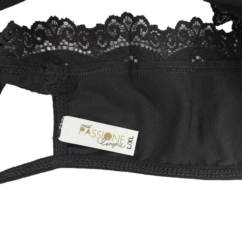 شورت فانتزی زنانه مشکی Passione کد 133 — تصویر ۳