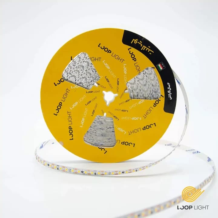 ریسه SMD LED نواری 12 ولت لوپ لایت تراشه 2835 مدل LB-P12012 — تصویر ۴