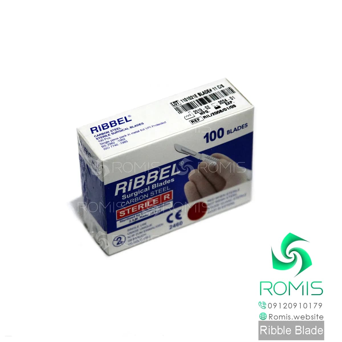تیغ بیستوری ریبل (100 عددی)