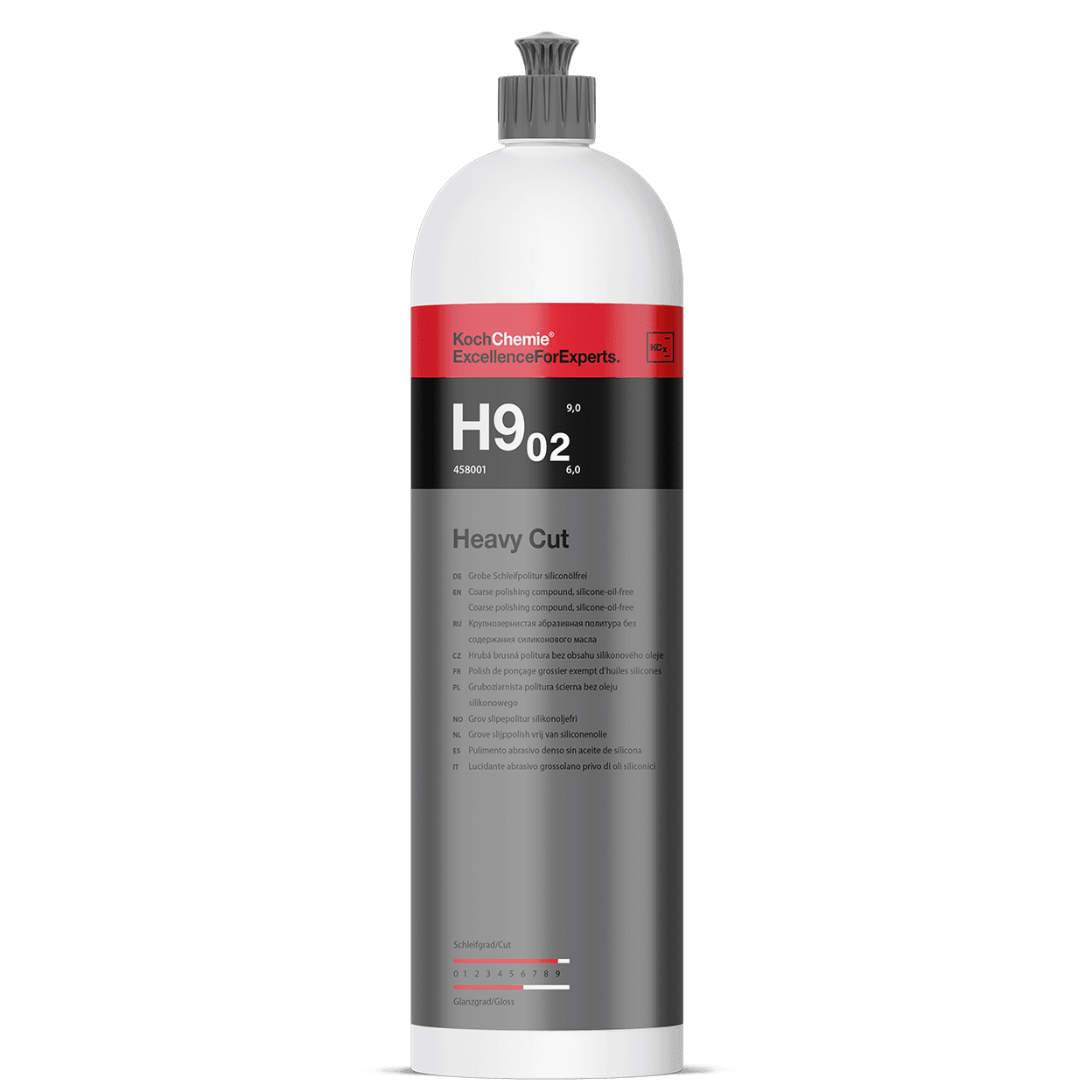 پولیش زبر یک لیتری بدنه خودرو کوکمی مدل Koch Chemie H9.02 Super cut