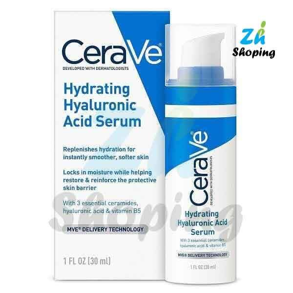 سرم آبرسان هیالورونیک اسید سراوی CeraVe حجم 30 میل — تصویر ۲