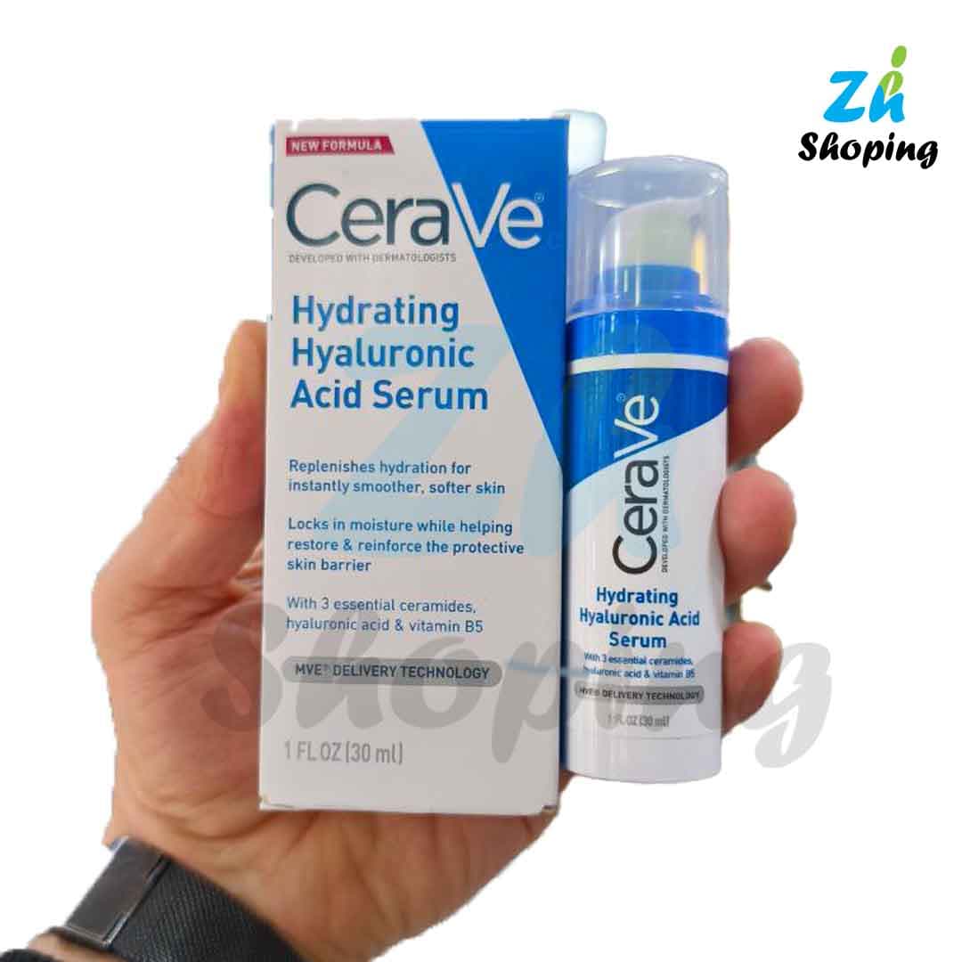 سرم آبرسان هیالورونیک اسید سراوی CeraVe حجم 30 میل — تصویر ۴