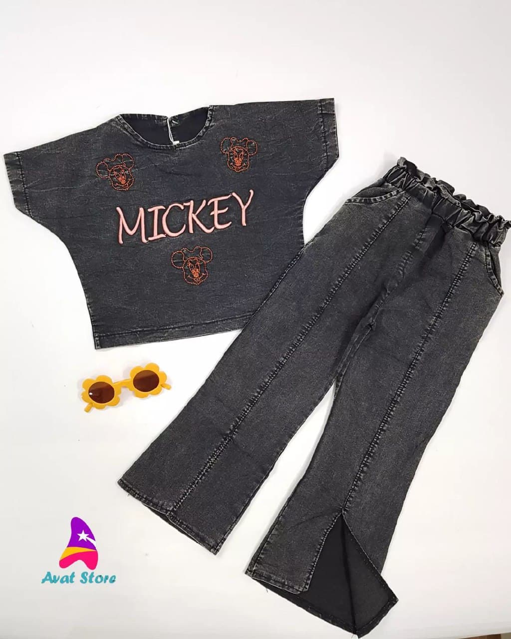 کراپ شلوار لی MICKEY — تصویر ۴