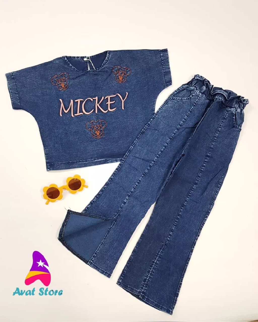 کراپ شلوار لی MICKEY — تصویر ۲