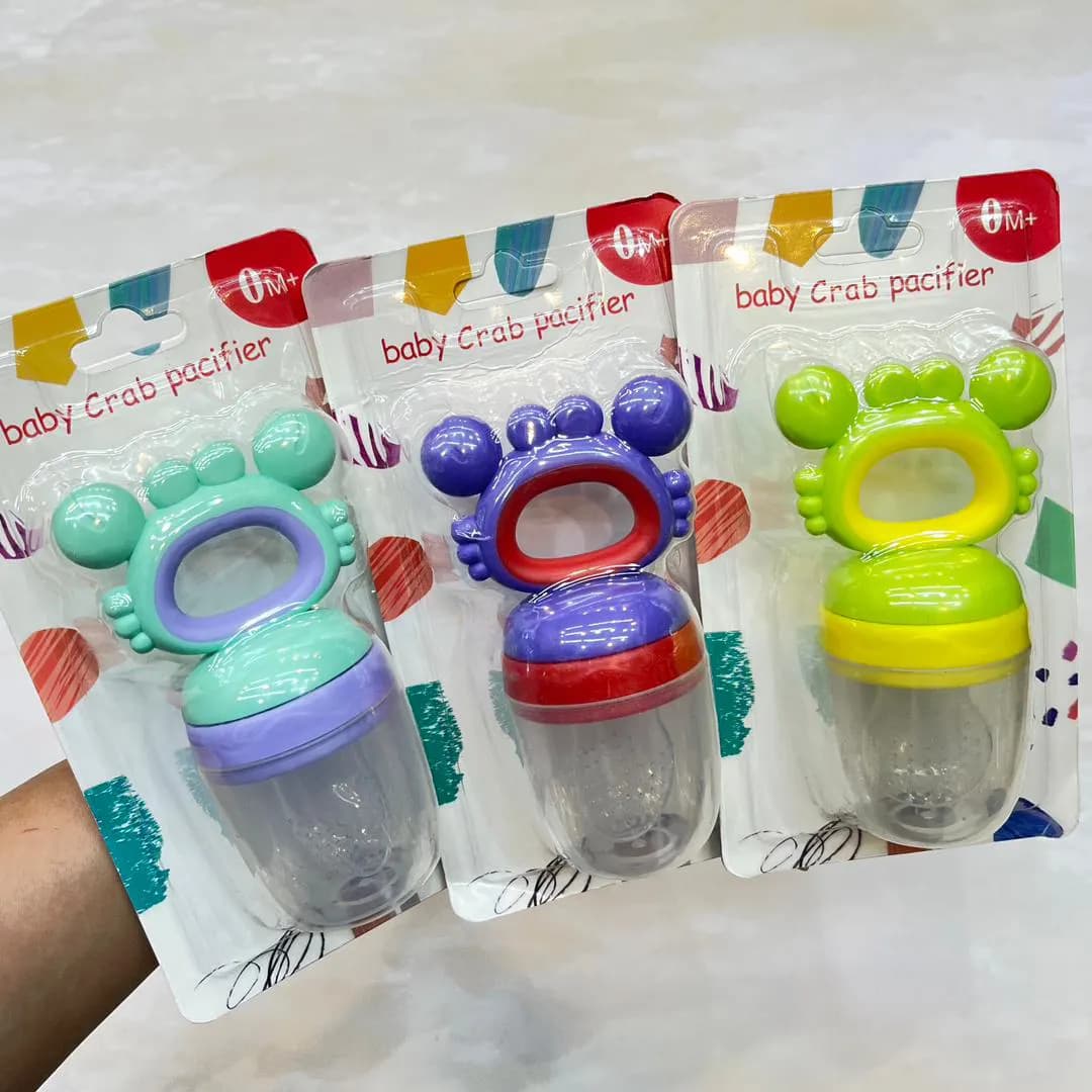 پستانک میوه خوری و عصاره خوری کودک طرح خرچنگ Crab Pacifier