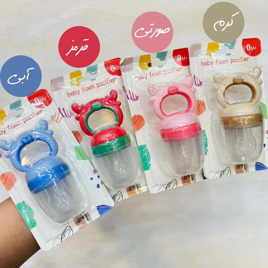 پستانک میوه خوری و عصاره خوری کودک طرح گوزن Baby Fawn Pacifier — تصویر ۳