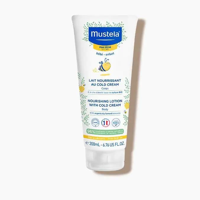 لوسیون بدن کلد کرم موستلا Mustela مخصوص پوست خشک ۲۰۰ میل — تصویر ۴