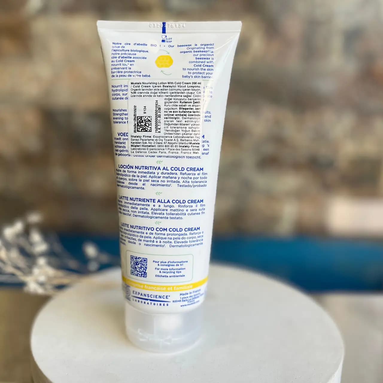 لوسیون بدن کلد کرم موستلا Mustela مخصوص پوست خشک ۲۰۰ میل — تصویر ۳