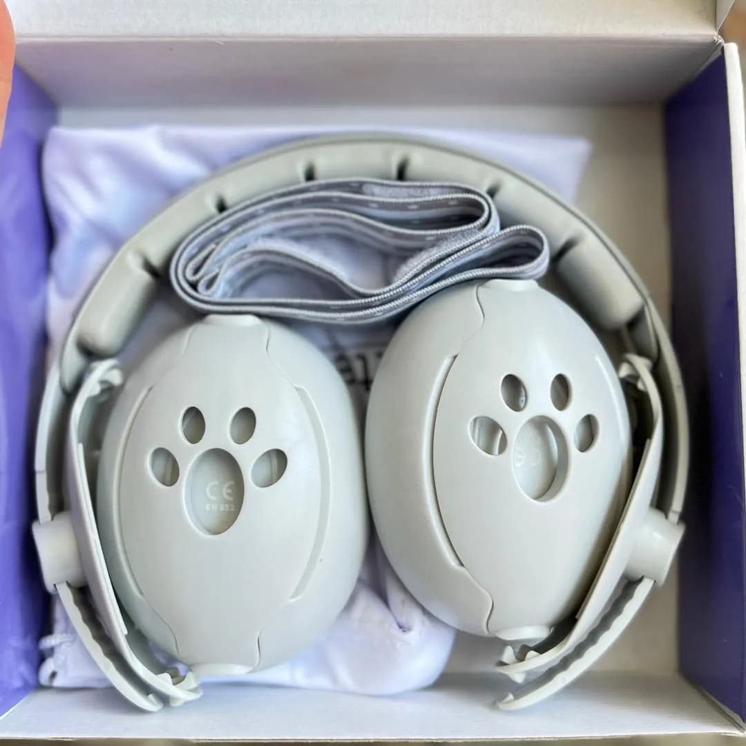 گوش گیر و نویز گیر ۲ کاره نوزاد 2in1 Baby Earmuffs محافظ گوش — تصویر ۶
