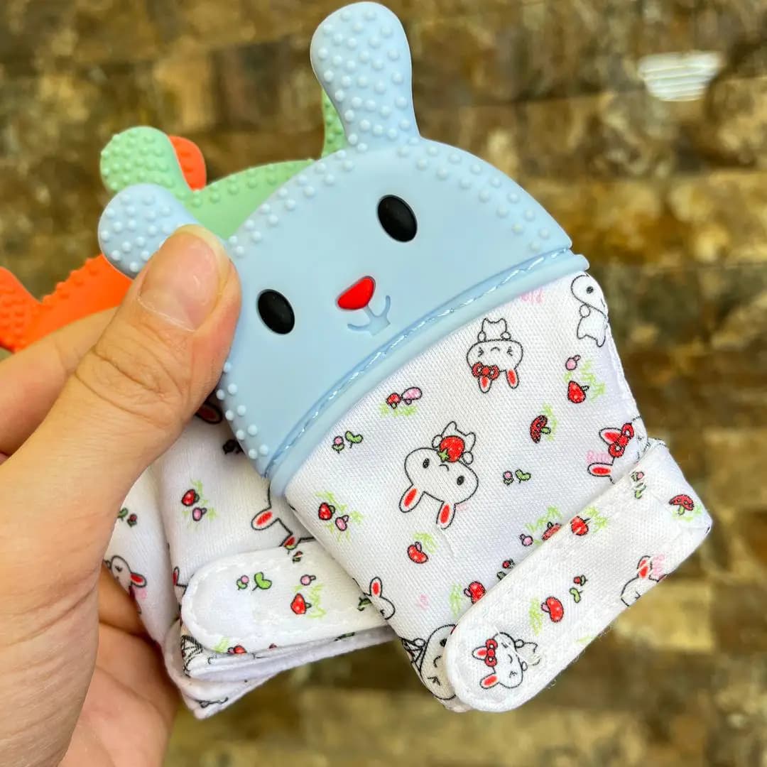 دستکش دندانگیر اونلی بیبی Only Baby خرگوشی — تصویر ۴