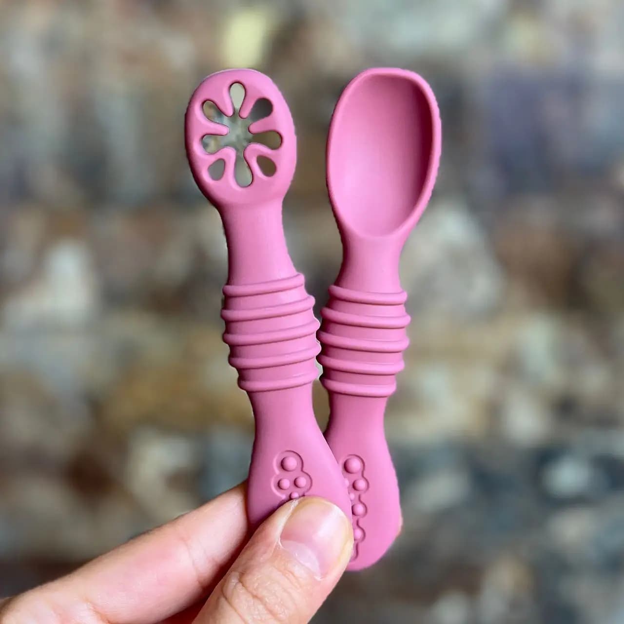 قاشق پری اسپون سیلیکونی دو عددی کودک Pre Spoon — تصویر ۸