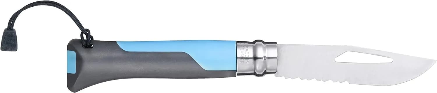 چاقوی اوپینل مدل Outdoor سایز No.08 آبی — تصویر ۲