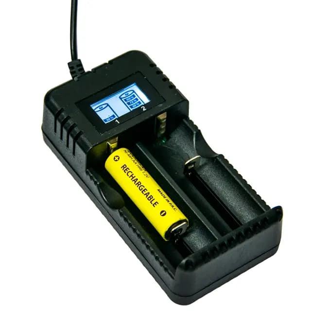 شارژر لیتیوم 2 تایی با نمایشگر مدل HD-8991B — تصویر ۳