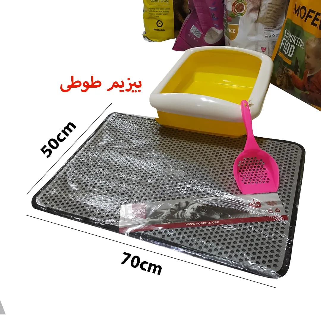 پا دری ظرف خاک گربه