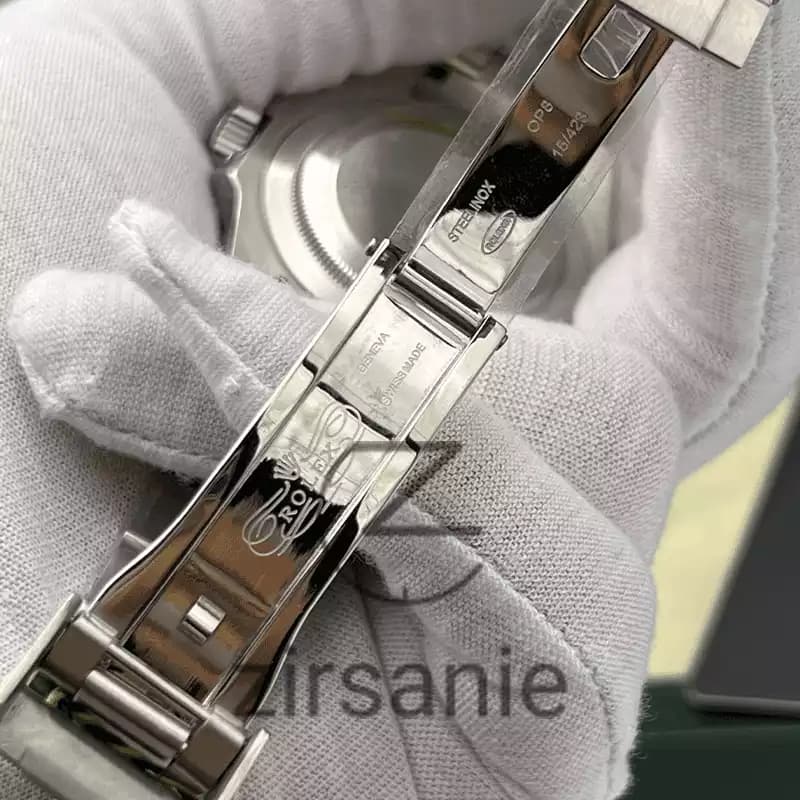 ساعت مچی رولکس ساب مارینر سیلور مشکی صفحه مشکی (ست) Rolex Submariner Silver Black Screen — تصویر ۵