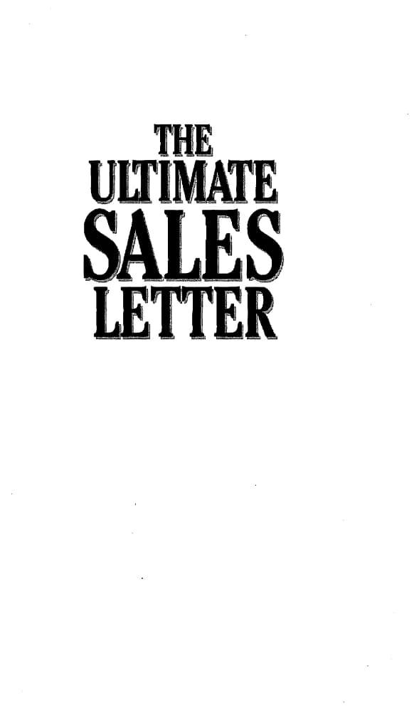 کتاب Ultimate Sales Letter (نامه فروش نهایی) نسخه انگلیسی PDF | Dan S. Kennedy