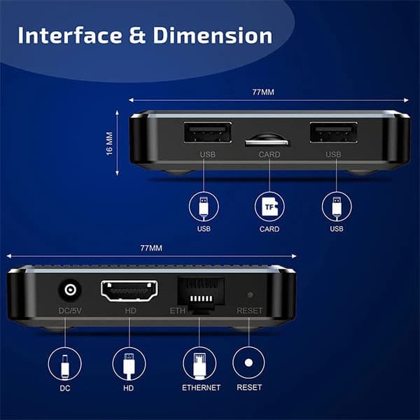 اندروید باکس مدل X98Q 2GB 16GB — تصویر ۷