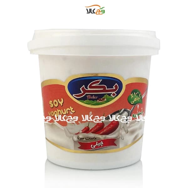ماست سویا چیلی گیاهی وگن بکر – 650 گرمی