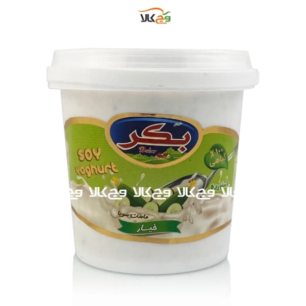 ماست سویا خیار گیاهی وگن بکر – 650 گرمی