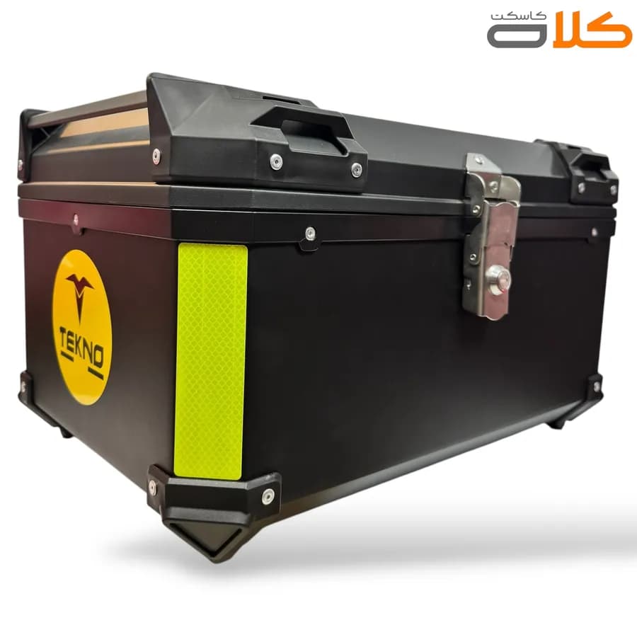 باکس موتور سیکلت TEKNO سایز بزرگ مشکی 65 لیتر — تصویر ۲