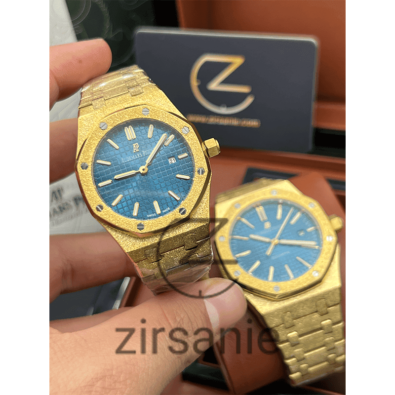 ساعت مچی اودمار پیگه شاین (تک و ست) Audemars Piguet Shine Golden Blue — تصویر ۳