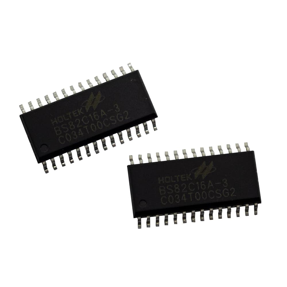 SMD آی سی میکرو کنترلر HOLTEK BS82C16A-3 پکیج SOP28 — تصویر ۲