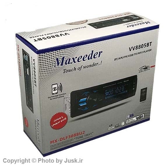 پخش ماشین مکسیدر Maxeeder مدل: VV8805BT ا Maxeeder VV8805BT — تصویر ۲