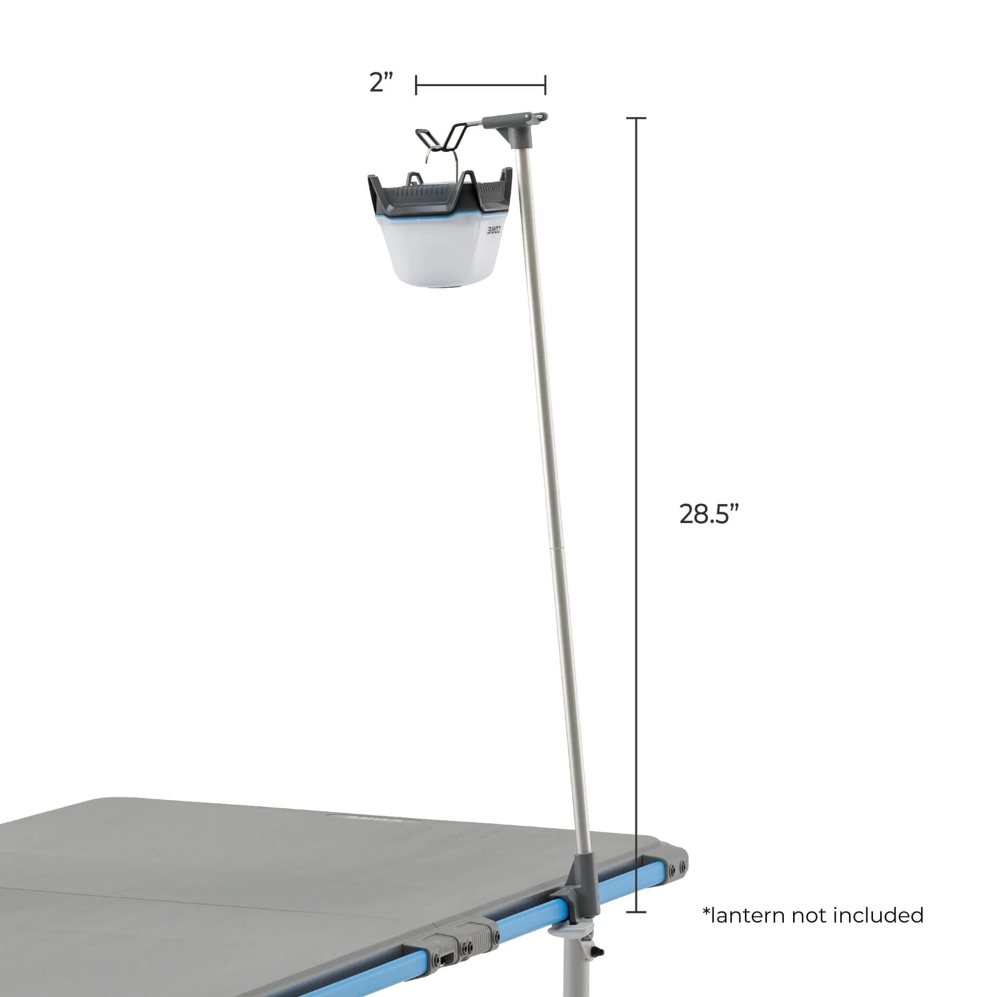 میز کمپینگ کر – 4 فوت با سیستم فلکس ریل Core 4 Foot FlexRail Outdoor Camp Table — تصویر ۶