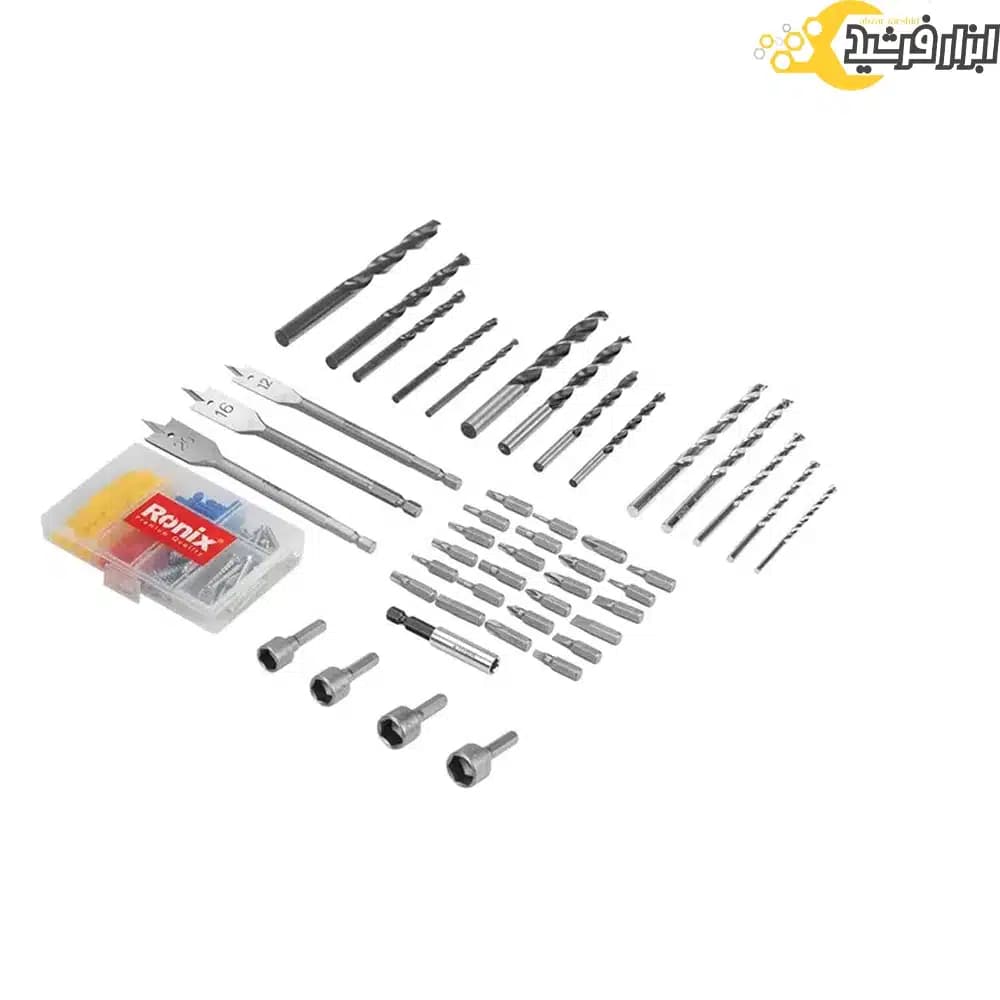 ست دریل شارژی رونیکس RS-8019 مجموعه 53 پارچه — تصویر ۳