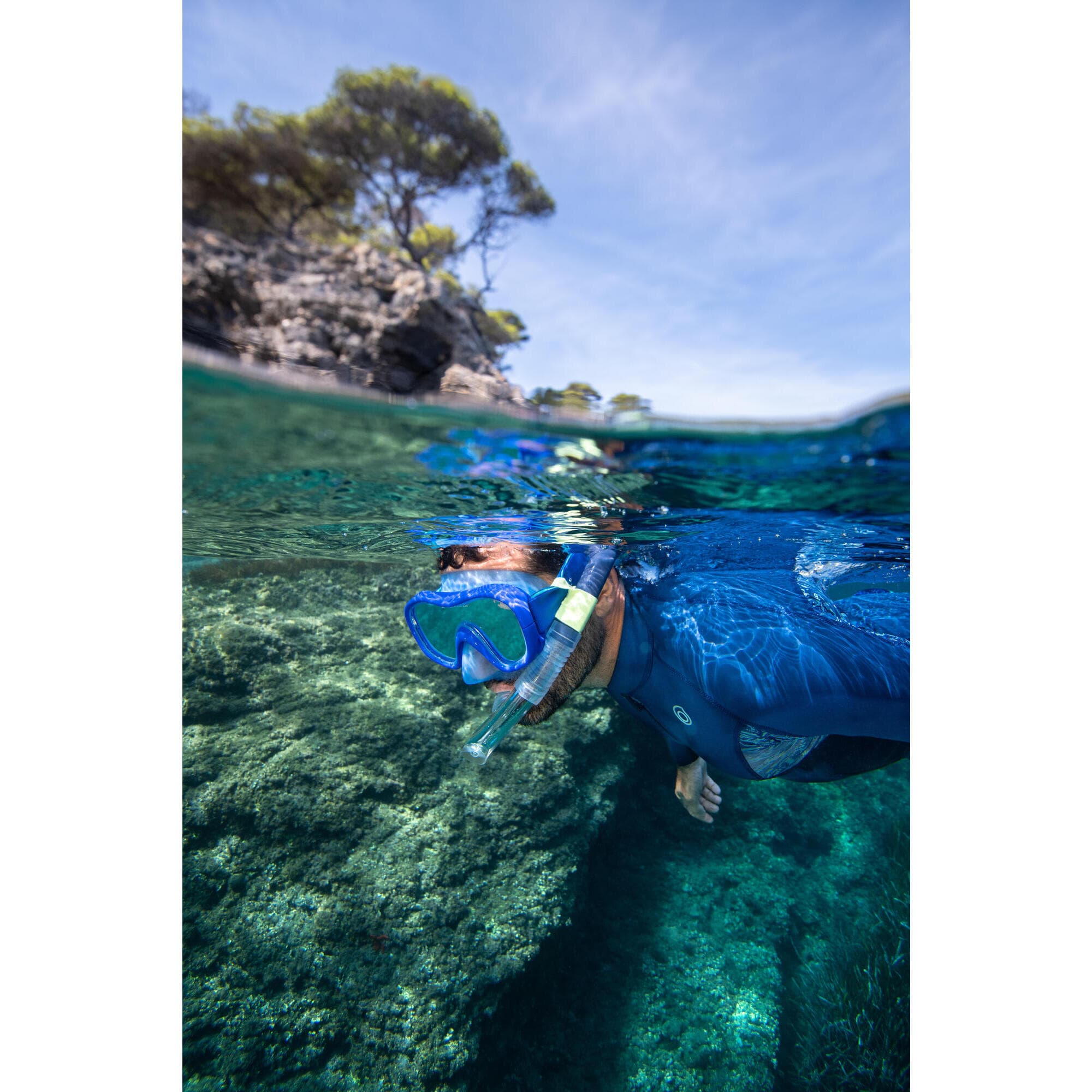 اسنورکل سوبا – دکتلون (سوبِآ) Subea Adult Snorkel – Gray – 100 — تصویر ۲