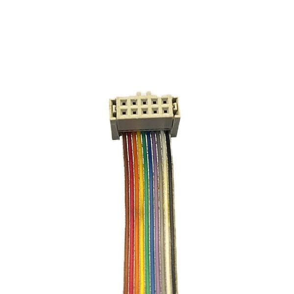 کابل فلت رنگی دو سر کانکتور آی دی سی IDC 2×8 (2.54 میلی متر) طول 30 سانتیمتر (آلمانی) — تصویر ۲