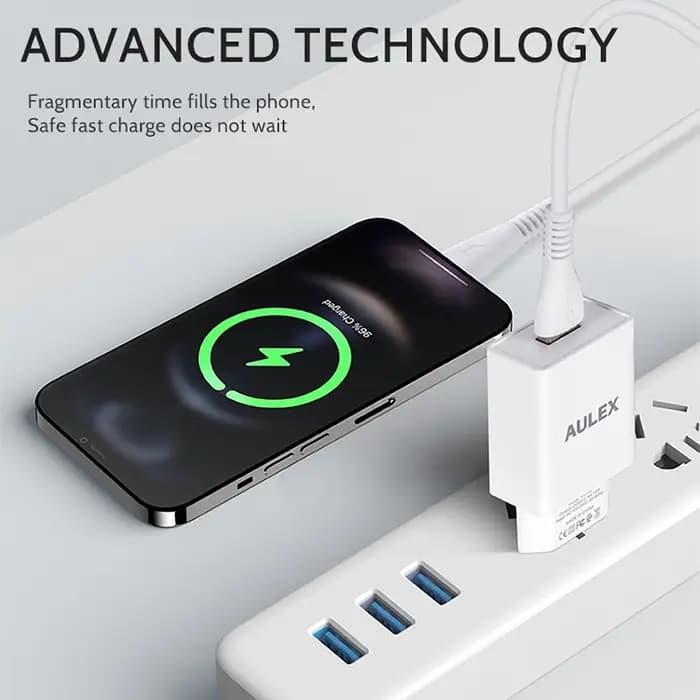 شارژر فست AUlEX مدل AG-04 با کابل میکرو — تصویر ۷