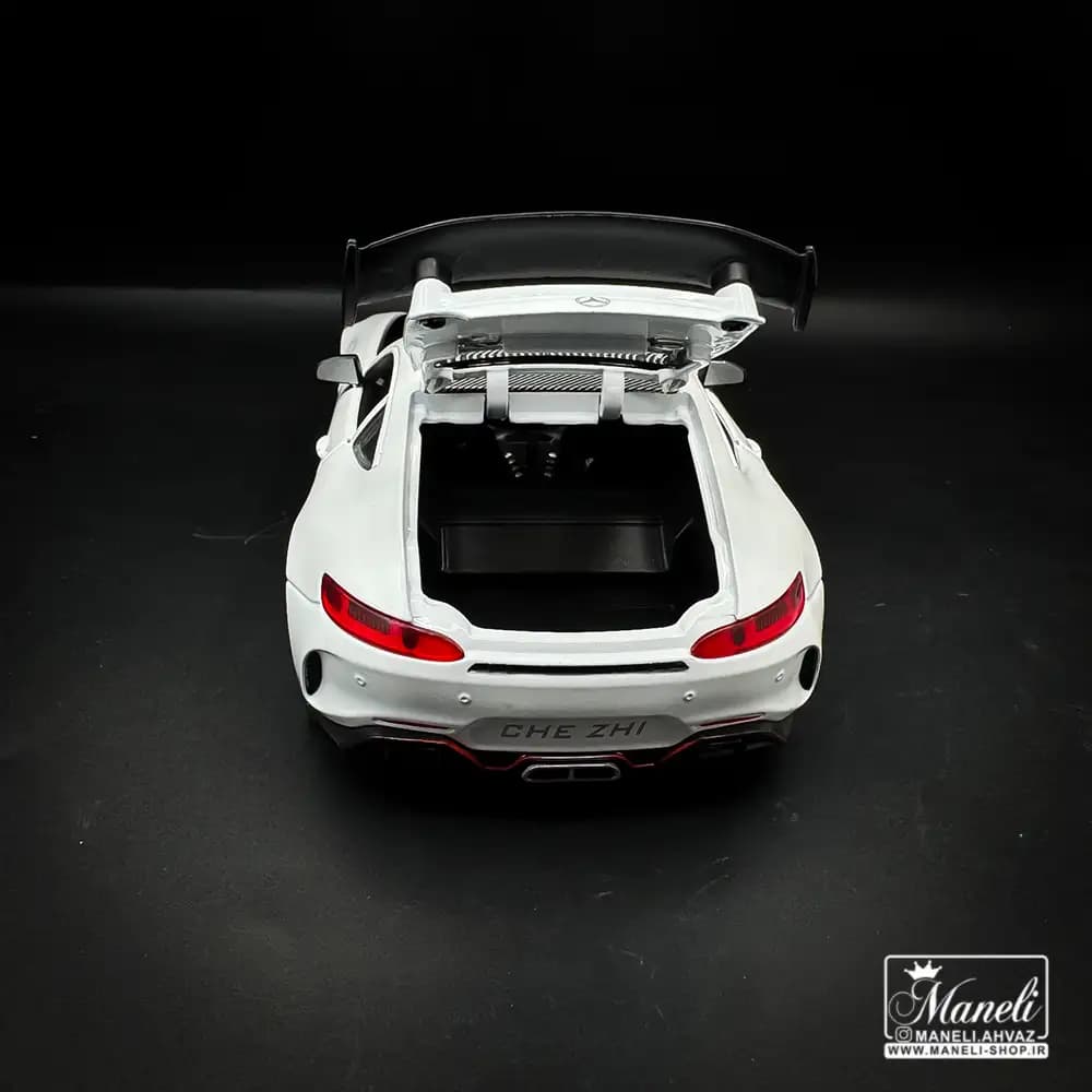 ماکت ماشین اسپرت Mercedes‑AMG GT | مشکی و سفید — تصویر ۶