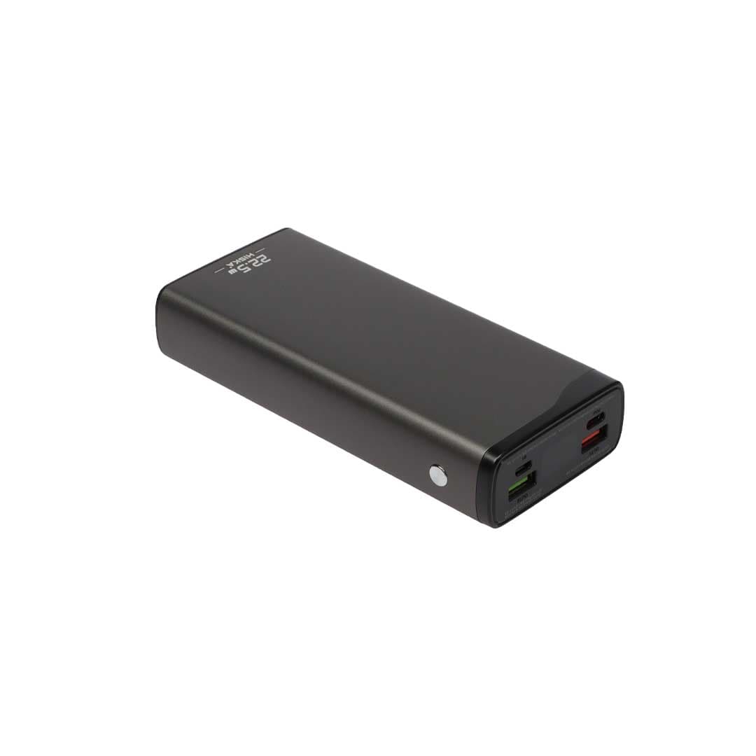 پاوربانک (فست شارژ و PD) هیسکا 20000 میلی آمپر مدل QI-212PD 22.5W – مشکی — تصویر ۴