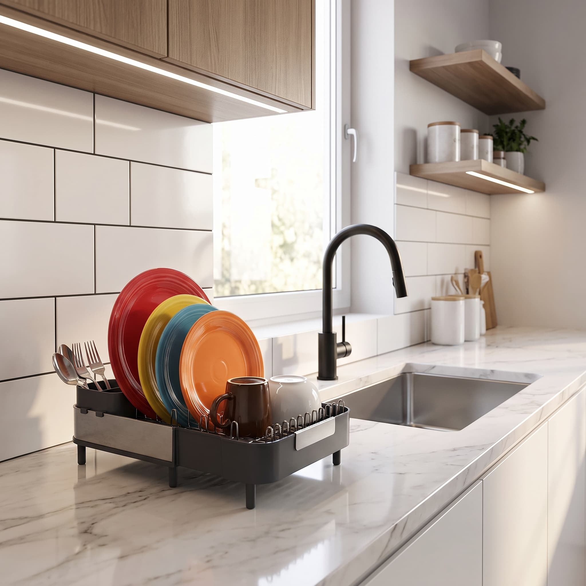 جاظرفی استیل رومیزی قابل رگلاژ مدل French Design ملونی 9172 — تصویر ۲