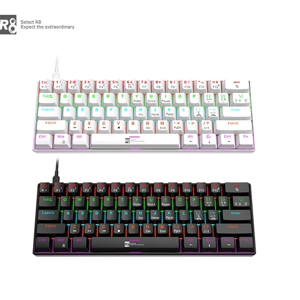 کیبورد گیمینگ آر هشت مدل R8-1037 — تصویر ۸