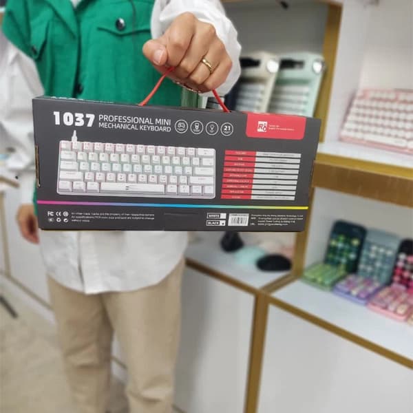 کیبورد گیمینگ آر هشت مدل R8-1037 — تصویر ۵