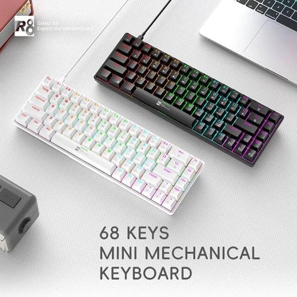 کیبورد گیمینگ آر هشت مدل R8-1037 — تصویر ۳