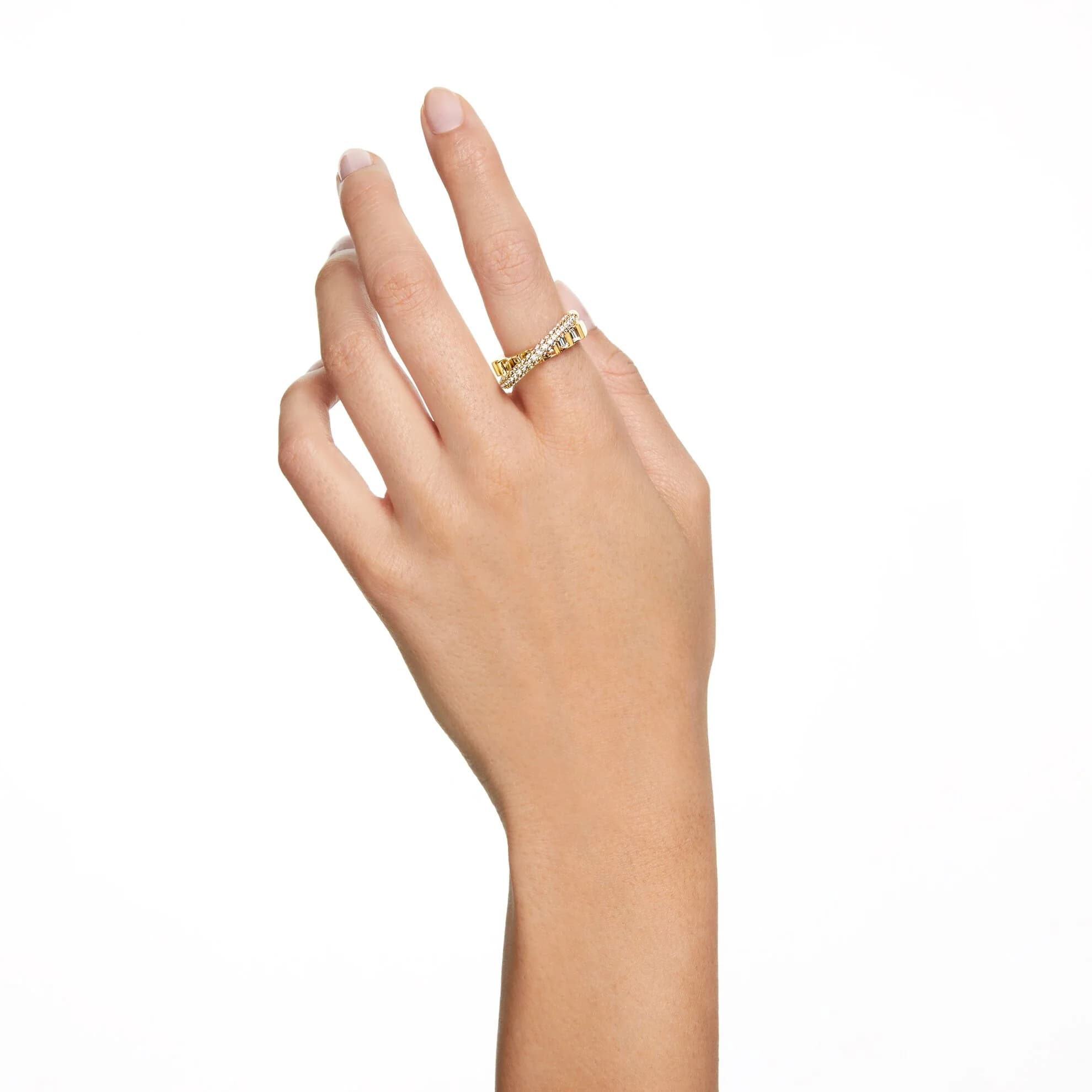 انگشتر سفید سواروسکی اورجینال Swarovski Rota cocktail ring — تصویر ۲