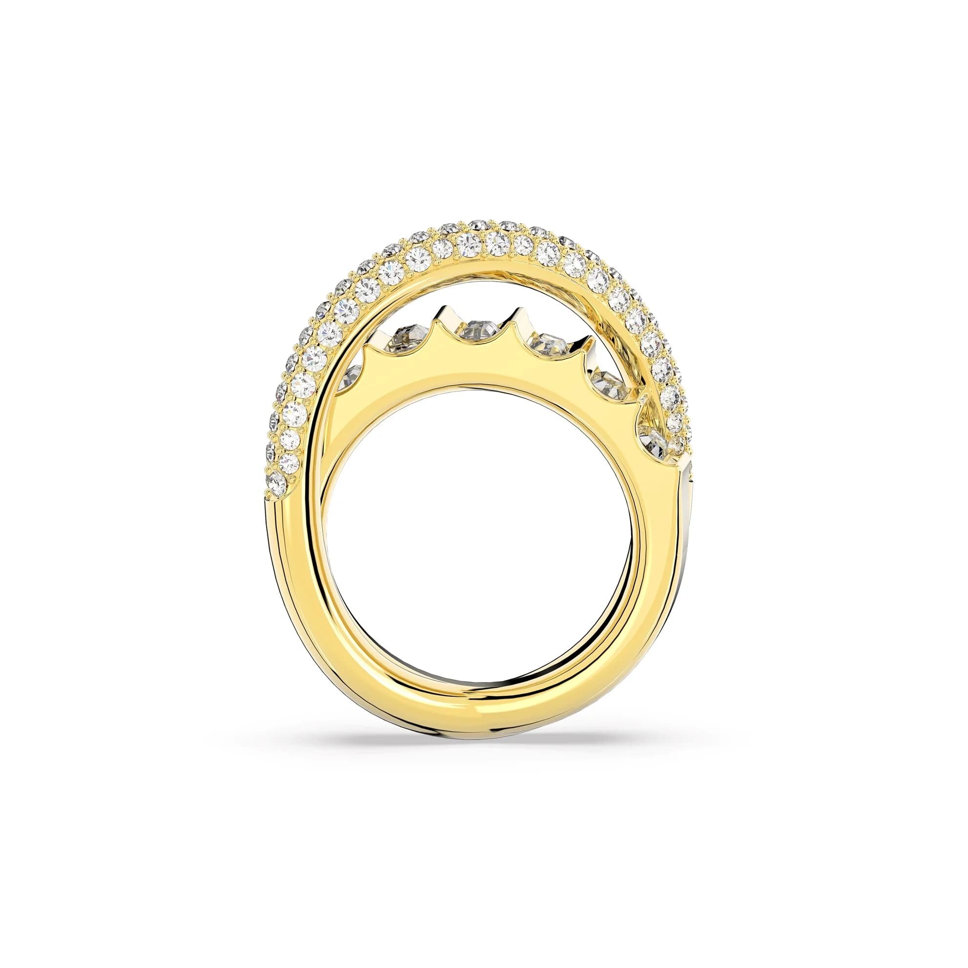 انگشتر سفید سواروسکی اورجینال Swarovski Rota cocktail ring — تصویر ۴