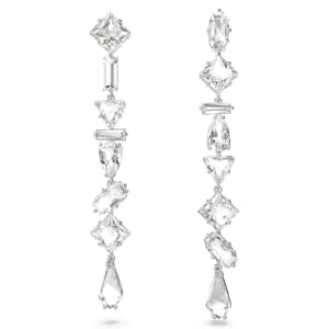 گوشواره سفید سواروسکی اورجینال Swarovski Mesmera damla küpeler 5661687