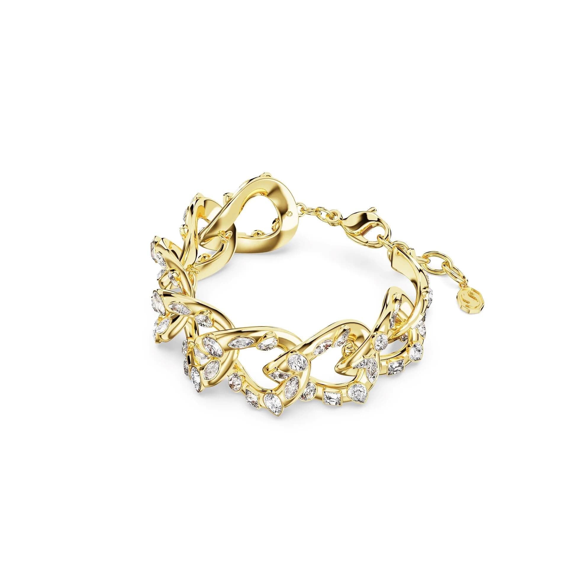 دستبند طلایی سواروسکی اورجینال Swarovski Dextera Bileklik 5666027 — تصویر ۶
