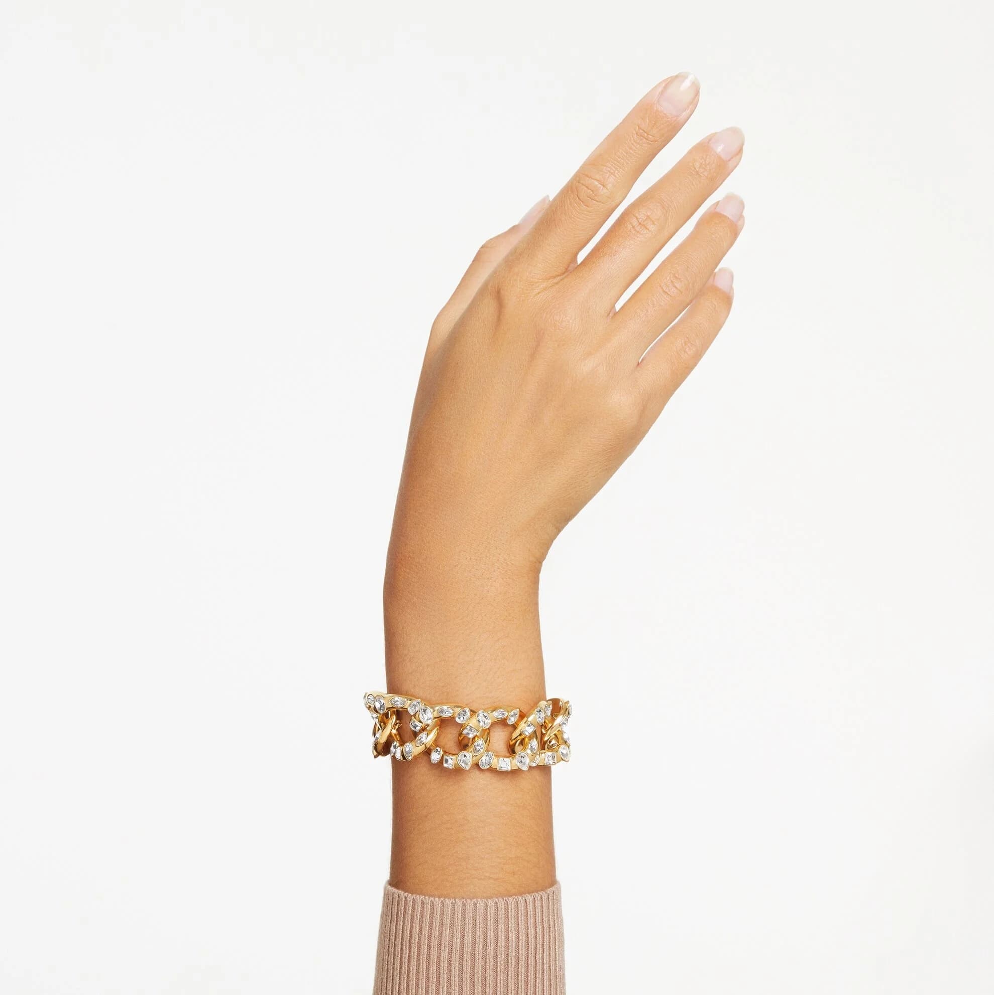 دستبند طلایی سواروسکی اورجینال Swarovski Dextera Bileklik 5666027 — تصویر ۲