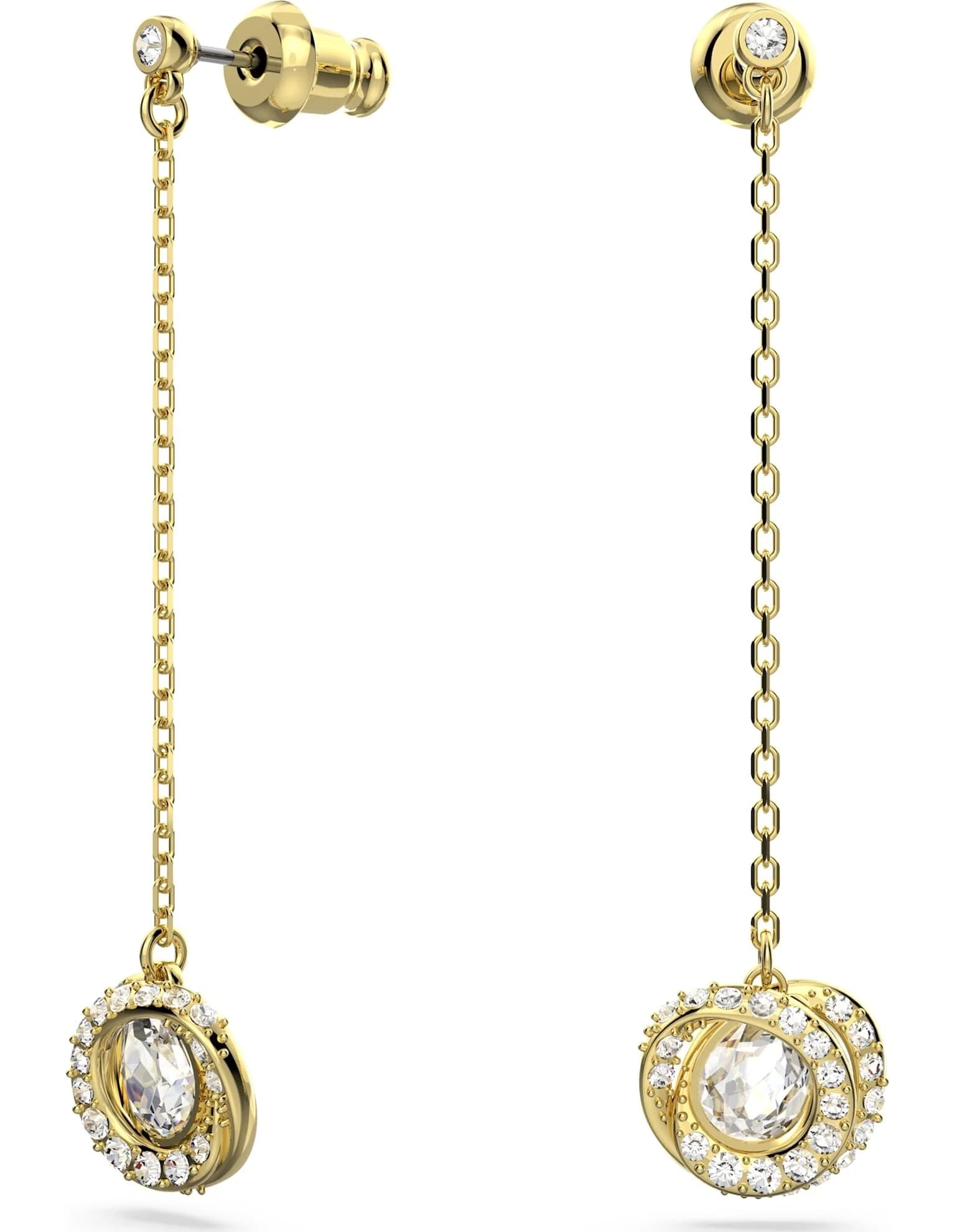 گوشواره طلایی سواروسکی اورجینال Swarovski Generation damla küpeler 5636514 — تصویر ۴