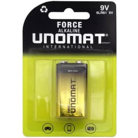 باطری کتابی یونومات مدل Force-110 ظرفیت 9 ولت آلکالاین | فروش فقط حضوری در فروشگاه سفید رایانه اهواز